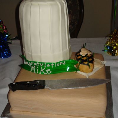 Culinary Graduation Cake