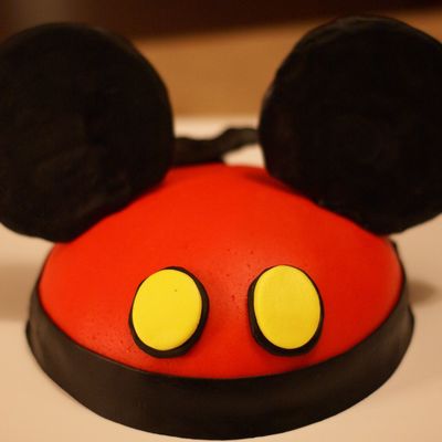 Mickey Ears Birthday Cake