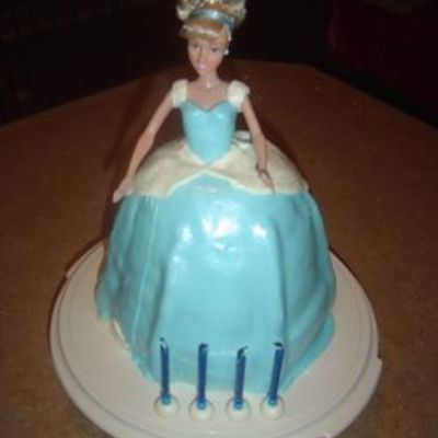 Cinderella Doll Cake