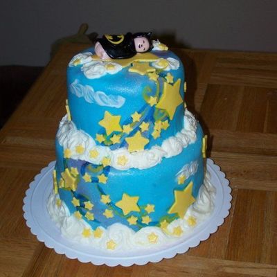 Batman Baby Shower Cake