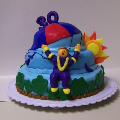 Skydiving Cake