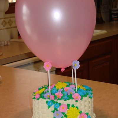 Balloon Birthday Cake