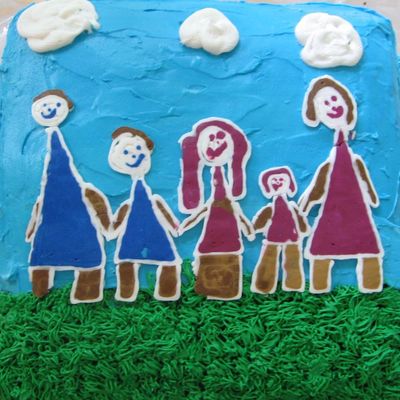 Family Picture Cake
