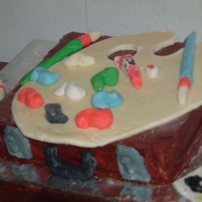 Artist Box And Pallette