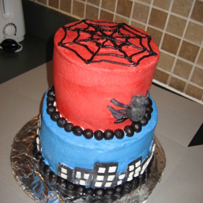 Spiderman Birthday Cake For 4 Year Old