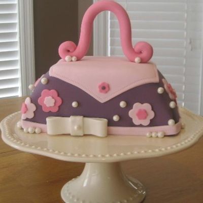 Purple Purse Cake