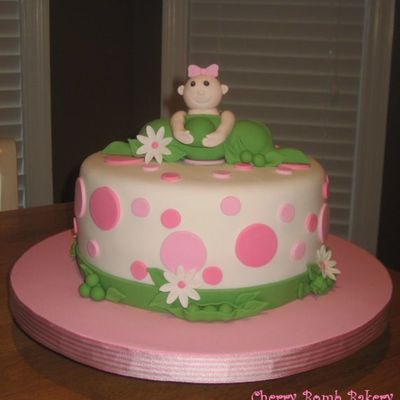 Sweet Pea Shower Cake