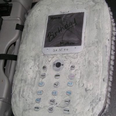 Cell Phone Birthday Cake