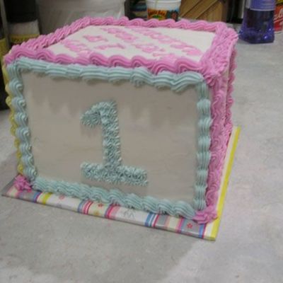 Baby Block First Birthday