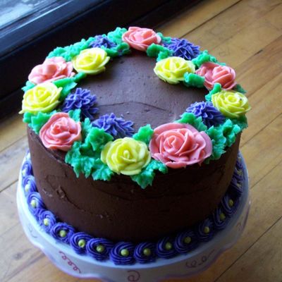 Flower Birthday Cake