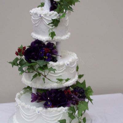Purple Wedding Cake