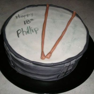 Drum Birthday Cake