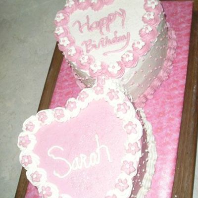 Heart Birthday Cake