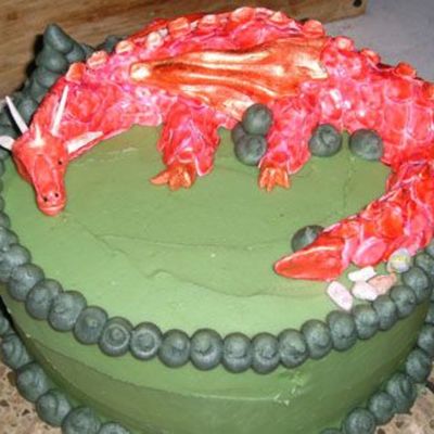 Dragon Birthday Cake