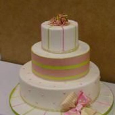 Sugar Veil Wedding Cake