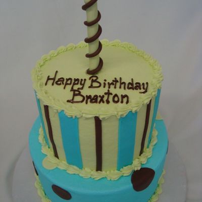 Cute Mod Birthday Cake.