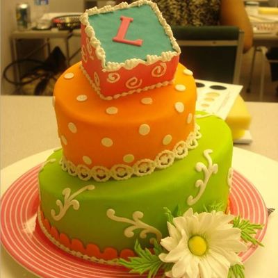 Mini Topsy Turvy Cake