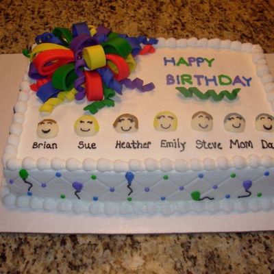 Family Birthday Cake