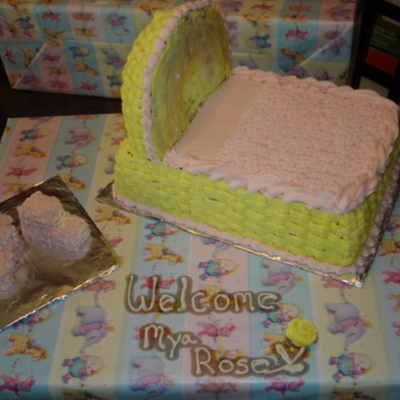 Baby Bassinet And Booties