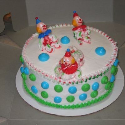 Wilton Class 1 Second Cake - Clown Cake