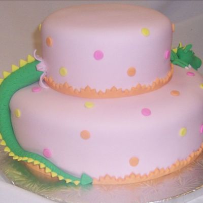 Tiered Dragon Cake