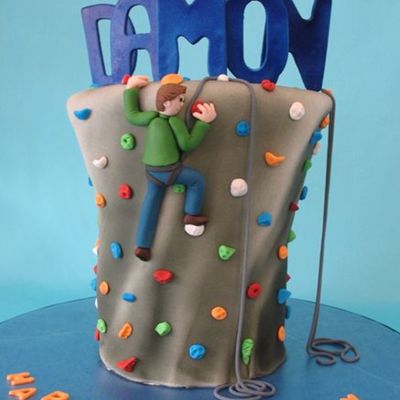 Rock Climbing Cake