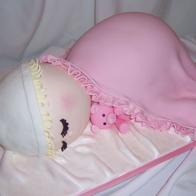 Girl Baby Cake