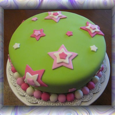 Green And Pink Star