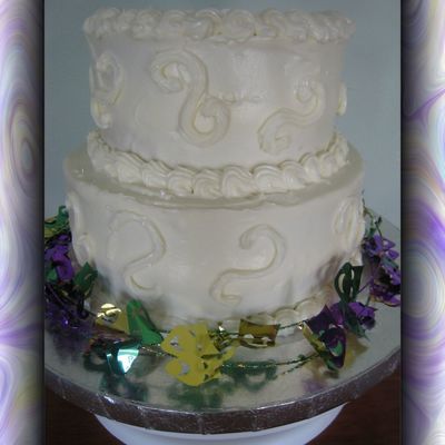 Simple Mardi Gras Wedding