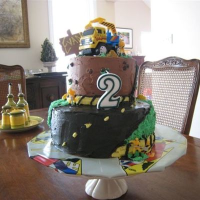 Truck Cake For Boys Two Year Old Birthday