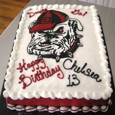 Georgia Bulldogs Cake
