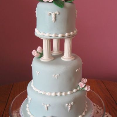 Mini Fondant Wedding Cake