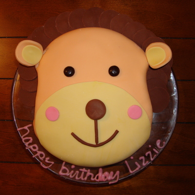 Lion Birthday Cake