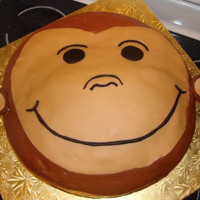 Curious George Birthday Cake