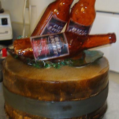 Beer Bottle Cake
