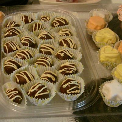 Cake Balls, Petit Fours, Ice Cream Soda Cupcakes