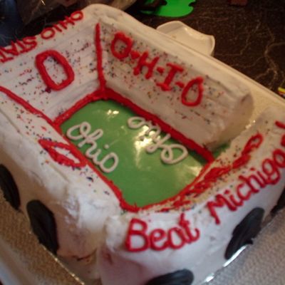 Osu Stadium Cake, End View