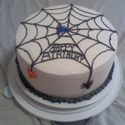 Spider Web Cake