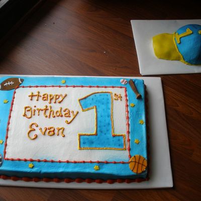 Sports Theme 1St Birthday