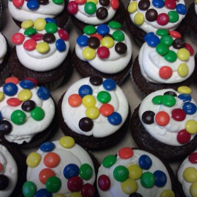 M&m Cupcakes