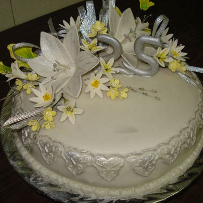 Silver Jubilee Cake