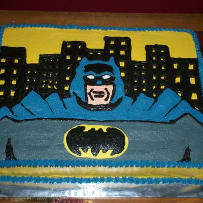 Batman Sheet Cake
