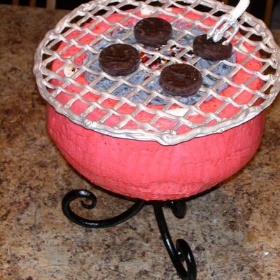 Fourth Of July Grill Cake
