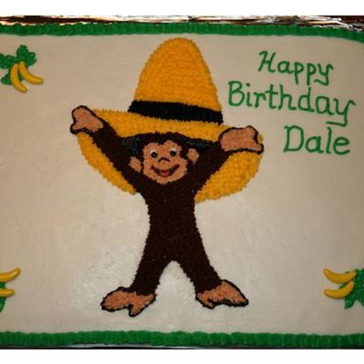 Curious George Cake