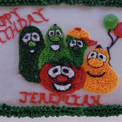 Veggie Tales Cake
