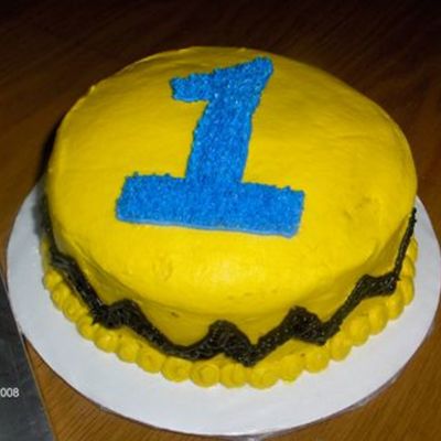 Charlie Brown Smash Cake