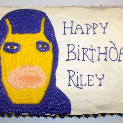 Bibleman Birthday Cake