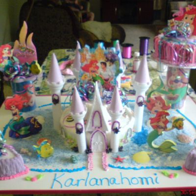 Little Marmeid Birthday Cake Castle
