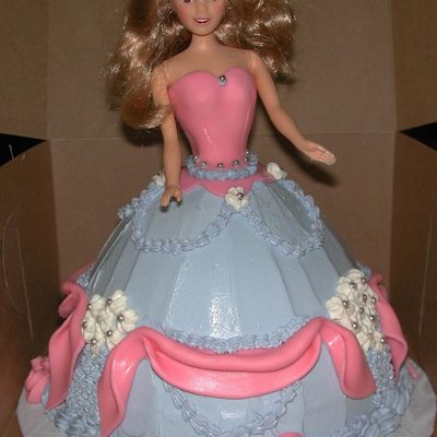 Barbie Doll Cake