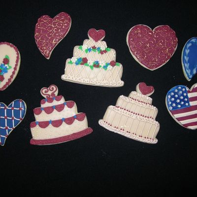 Red, White, And Blue Wedding